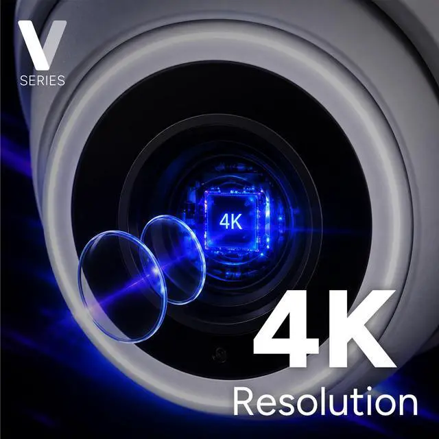 Alt view image 3 of 6 - Lorex Connect (New App) | V-Series | 8Ch 4K NVR System | 3 White IP PoE Cameras