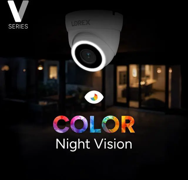 Alt view image 4 of 6 - Lorex Connect (New App) | V-Series | 8Ch 4K NVR System | 3 White IP PoE Cameras