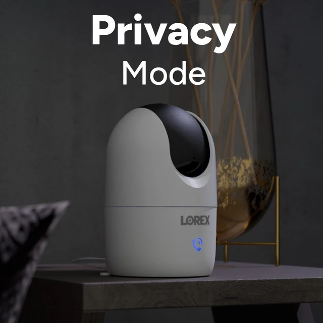 Alt view image 5 of 5 - Lorex Connect 2K Wi-Fi Indoor Pan-Tilt Camera