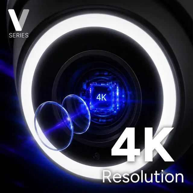 Alt view image 2 of 7 - Lorex Connect (New App) | V3 4K Add-On IP PoE Dome Camera to V-Series NVR | Black | Cables Not Included | AI Detections | Color Night Vision | Deterrence Lights & Siren | 2-Way Talk | IP67 Rating