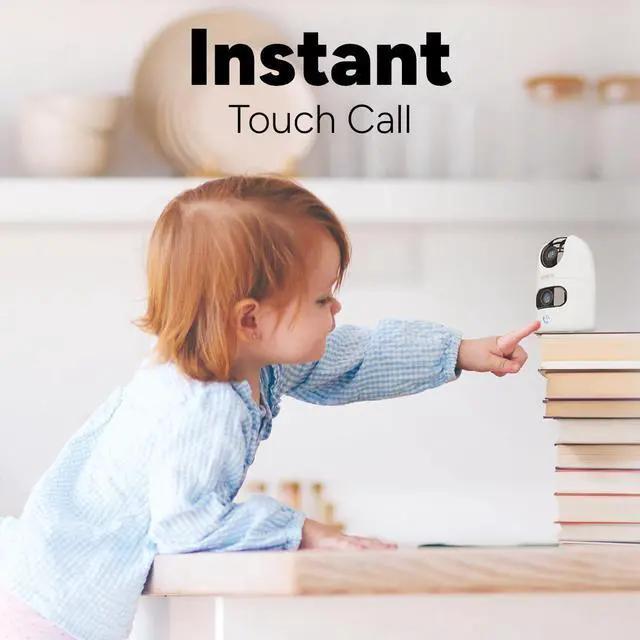 Alt view image 6 of 7 - Lorex Connect 2K Dual-Lens Indoor Pan-Tilt Wi-Fi Camera