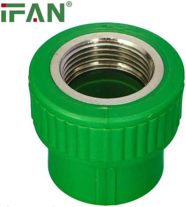 Alt view image 4 of 6 - IFAN Brass Insert Coupling Thread PPR Fitting Plumbing Water Fitting