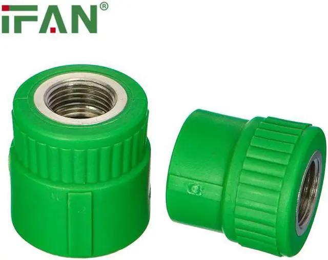 Alt view image 3 of 6 - IFAN Brass Insert Coupling Thread PPR Fitting Plumbing Water Fitting