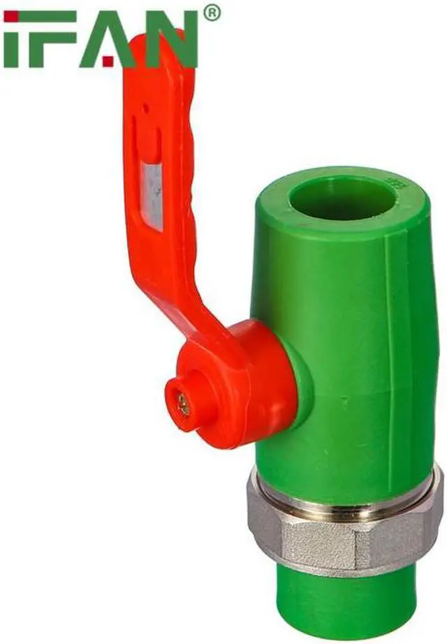 Alt view image 3 of 7 - IFAN Factory Supply PPR Brass Union Ball Valve Water Tube Connector PPR Pipe Fitting