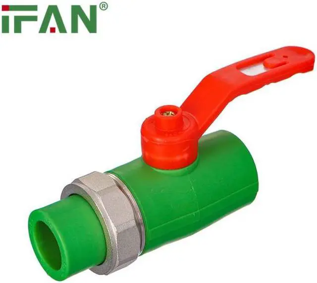 Alt view image 2 of 7 - IFAN Factory Supply PPR Brass Union Ball Valve Water Tube Connector PPR Pipe Fitting