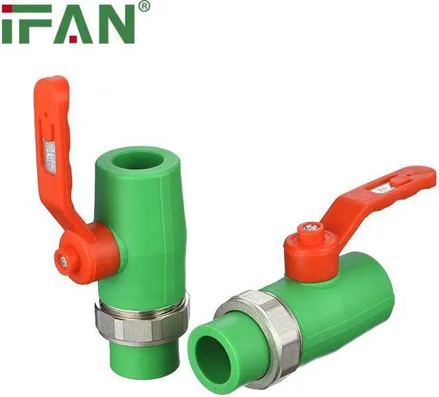 Alt view image 7 of 7 - IFAN Factory Supply PPR Brass Union Ball Valve Water Tube Connector PPR Pipe Fitting