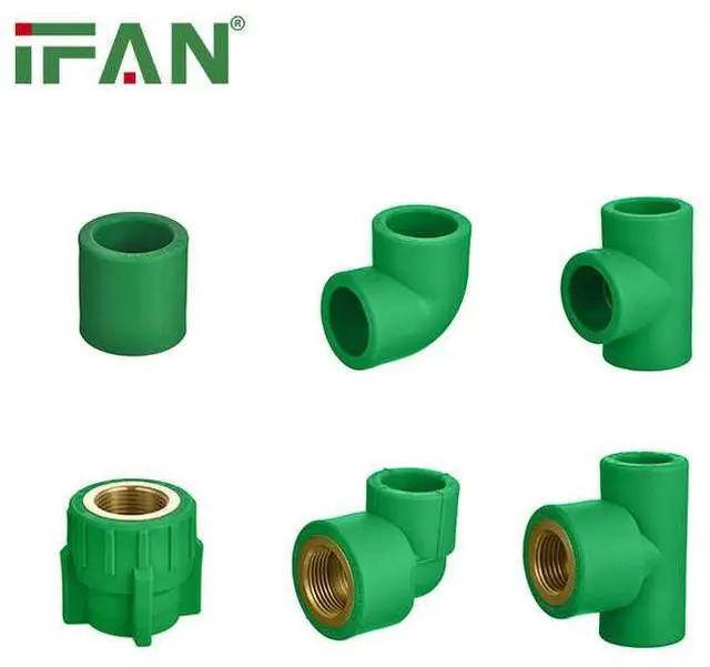 Alt view image 2 of 6 - IFAN Plumbing PPR Pipe Fittings Thread Equal Water Fittings