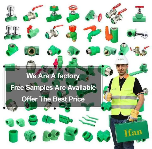 Alt view image 4 of 6 - IFAN Water Tube Fitting Plumbing Plastic Fitting PN25 PPR Fitting