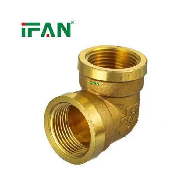 Alt view image 4 of 6 - IFAN Plumbing Brass Fitting Threaded Equal Reducing Brass Pipe Fitting Elbow Tee Water Fitting