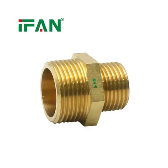 Alt view image 5 of 6 - IFAN Plumbing Brass Fitting Threaded Equal Reducing Brass Pipe Fitting Elbow Tee Water Fitting