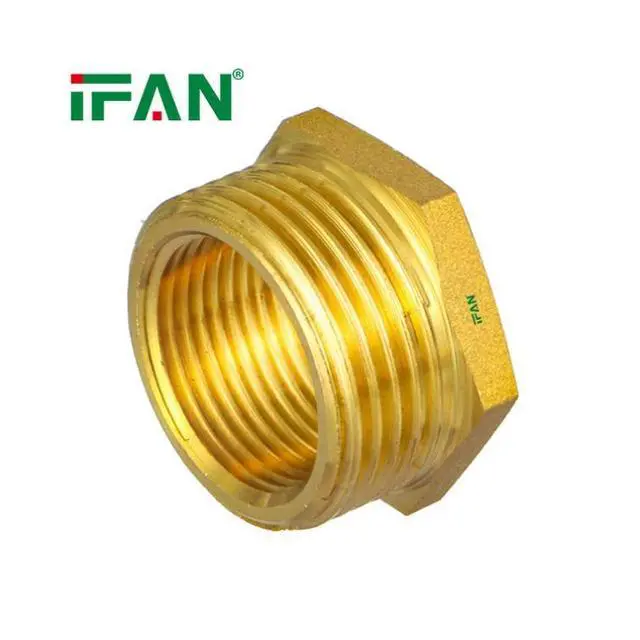 Alt view image 3 of 6 - IFAN Plumbing Brass Fitting Threaded Equal Reducing Brass Pipe Fitting Elbow Tee Water Fitting