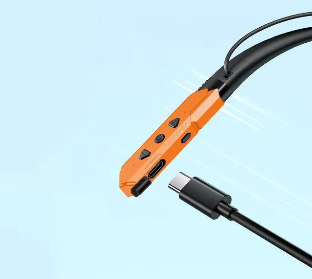 Alt view image 4 of 7 - MANHATTAN Bluetooth Wireless Neckband Headphones | Work Earbud Earphones with 15H Playtime, Noise-Isolating, IPX4 Water Resistant, Built-in Mic  for Work, Music, Calls  3 Yr Mfg Warranty -179829