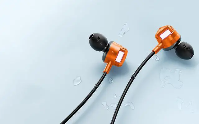 Alt view image 7 of 7 - MANHATTAN Bluetooth Wireless Neckband Headphones | Work Earbud Earphones with 15H Playtime, Noise-Isolating, IPX4 Water Resistant, Built-in Mic  for Work, Music, Calls  3 Yr Mfg Warranty -179829