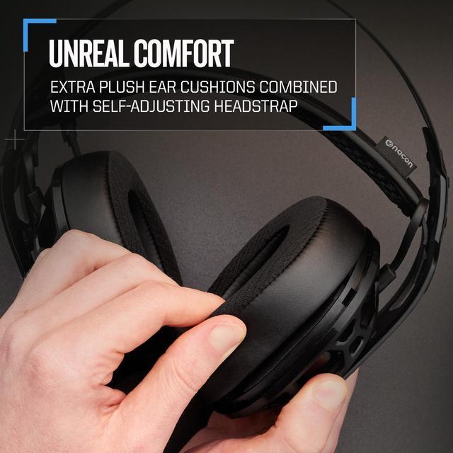 Alt view image 4 of 5 - Nacon RIG 500 PRO HA Gen 2 PC Gaming Headset with Dolby Atmos 3D Audio - 50mm Speaker Drivers - Flip-to-Mute Mic - Longer 1.5m Audio Cable - Y-Splitter