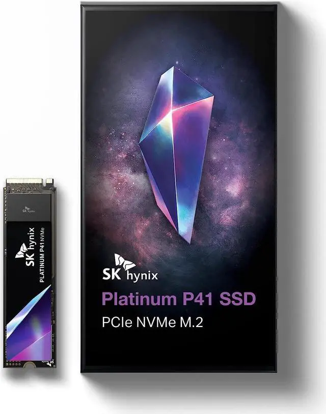 Main image of SK hynix Platinum P41 M2 SSD 500GB, M.2 2280 NVME PCIe Gen4.0 Internal SSD l Up to 7,000MB/S l with 176-Layer NAND Flash