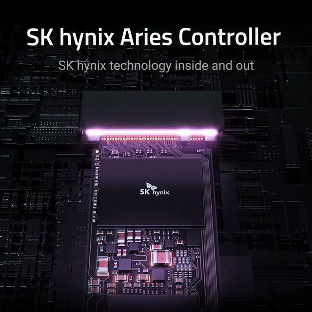Alt view image 6 of 12 - SK hynix Platinum P41 M2 SSD 500GB, M.2 2280 NVME PCIe Gen4.0 Internal SSD l Up to 7,000MB/S l with 176-Layer NAND Flash