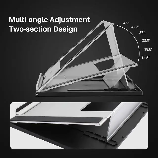 Alt view image 2 of 7 - HUION ST200 Adjustable Drawing Tablet Stand Laptop Stand for 10-16inch Laptop, Tablet, Drawing Monitor
