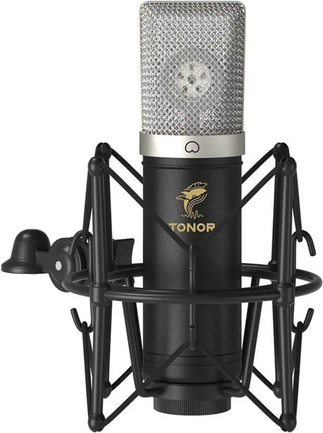 Main image of Condenser Microphone 192kHz/24Bit, USB Cardioid Computer Mic Kit with Upgraded Boom Arm/Spider Shock Mount for Recording, Streaming, Gaming, Podcasting, Voice Over, YouTube, TC-2030