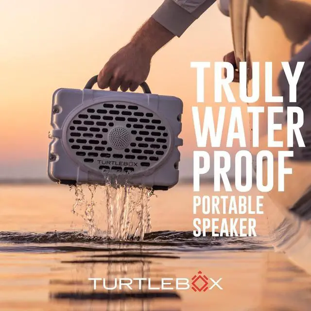 Alt view image 5 of 7 - Gen 2: Loud! Outdoor Portable Bluetooth 5.0 Speaker | Rugged, IP67, Waterproof, Impact Resistant & Dustproof (Plays to 120db, Pair 2X for True L-R Stereo), Field Tan