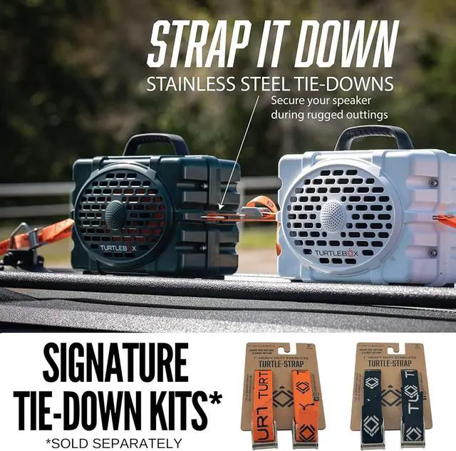 Alt view image 7 of 7 - Gen 2: Loud! Outdoor Portable Bluetooth 5.0 Speaker | Rugged, IP67, Waterproof, Impact Resistant & Dustproof (Plays to 120db, Pair 2X for True L-R Stereo), Field Tan