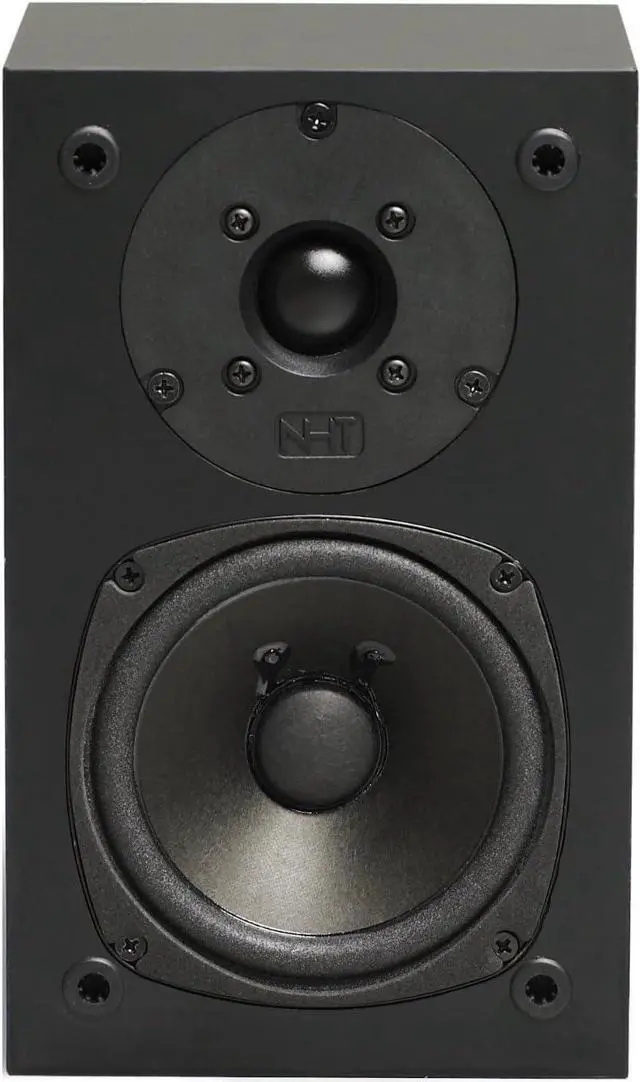 Alt view image 2 of 3 - NHT SuperZero 2.1 Premium Home Theater Bookshelf Speaker - Clean, Hi-Res Audio | Sealed Box | Mini-Monitor | Single Unit, Gloss Black