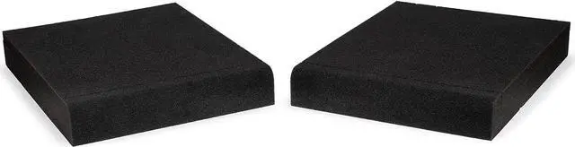 Main image of Fluance High Density Acoustic Foam Isolation Pads for Bookshelf Speakers and Studio Monitors, 10" x 7.5", Improved Sound, Vibration Damping, Multiple Listening Angles - Pair (SP05)