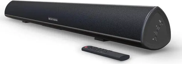 Main image of BESTISAN 100 Watt 40 Inch TV Sound Bar, Home Theater System Wired and Wireless Soundbar Speaker(Bluetooth 5.0, 105dB, Dsp Audio, Bass Adjustable, Wall Mountable)