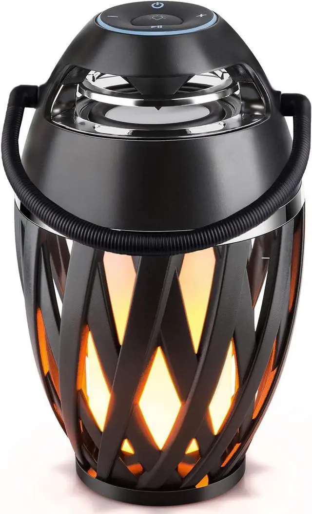 Main image of Flame Outdoor Bluetooth Speakers, LED Table Lamp Speaker, Flame Light Speaker, Portable Wireless Waterproof Outdoor/Indoor LED Flickers Speaker with Handle, Gifts for Men (A1+)