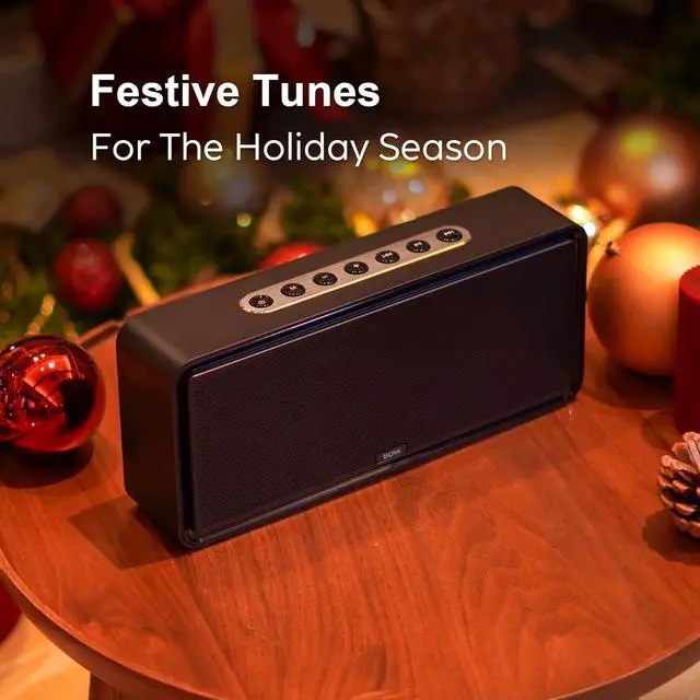 Alt view image 7 of 7 - DOSS SoundBox XL Bluetooth Speaker with Subwoofer, 32W Loud Sound with Booming Bass, Dual DSP Technologies, 10H Playtime, USB-C, TWS, 2.1 Sound Channel Home Speaker for Indoor, and Office-Upgraded