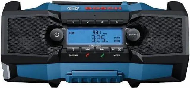 Alt view image 4 of 6 - BOSCH GPB18V-2CN 18V Compact Jobsite Radio with Bluetooth® 5.0, Black