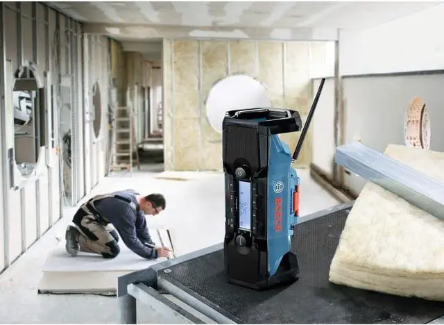 Alt view image 6 of 6 - BOSCH GPB18V-2CN 18V Compact Jobsite Radio with Bluetooth® 5.0, Black