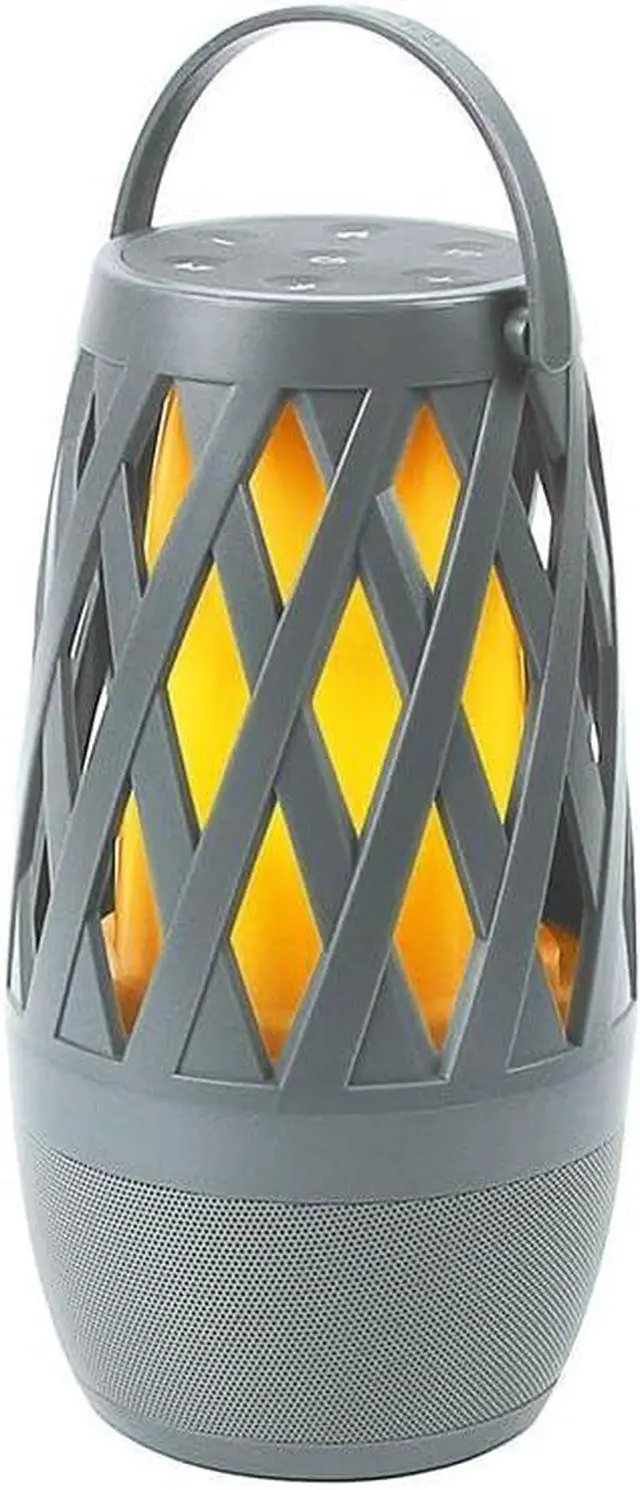 Main image of Limitless TikiTunes Pro Portable Bluetooth 10-Watt Speaker with 3-Mode LED Flame Light, Pair up to 100 Speakers, 4000 mAh Battery for iPhone/iPad/Android (Graphite)