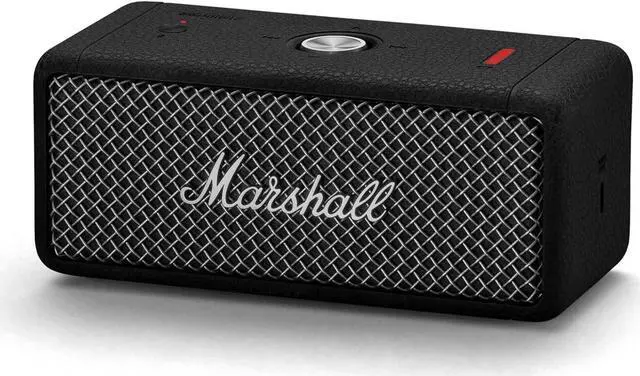 Alt view image 2 of 7 - Marshall Emberton II Portable Bluetooth Speaker, Black & Steel