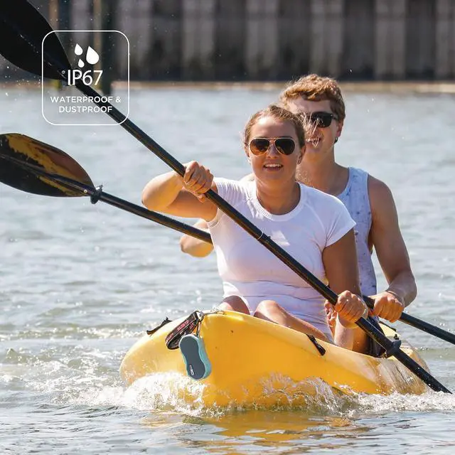 Alt view image 5 of 7 - Altec Lansing Baby Boom XL - Waterproof Bluetooth Speaker, Wireless & Portable Speaker for Travel & Outdoor Use, Deep Bass & Loud Sound, 1 Pack, Mint