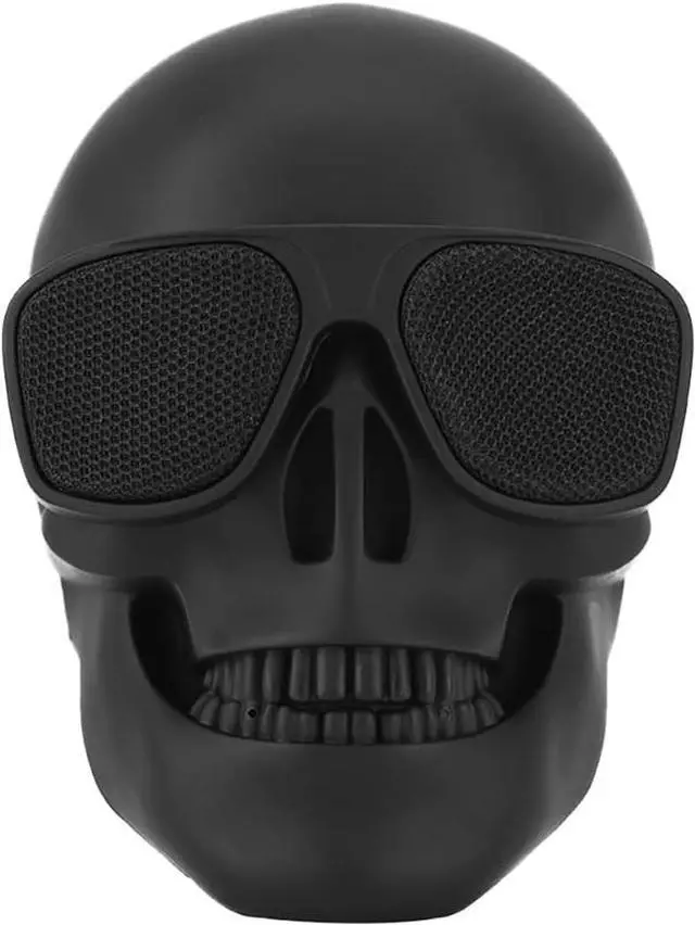 Main image of Skull Speaker, Portable Bluetooth Speakers Unique Speaker 8W Output Bass Stereo Compatible for Desktop PC/Laptop/Mobile Phone/MP3/MP4 Player for Halloween Decorations for Gift Party