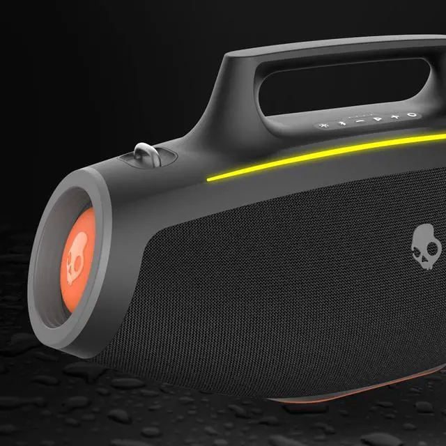 Alt view image 4 of 7 - Skullcandy Barrel Bluetooth Boombox Speaker with LED Lightshow Mode & Terrain Mini IPX7 Waterproof Portable Speaker