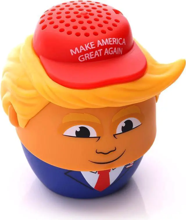 Alt view image 3 of 7 - Trump 2024 MAGA Mini Bluetooth Speaker Portable Patriotic Wireless Sound with US Flag Design, 3-Watt Output, Compatible with iPhone/Android, Compact Travel Speaker for MAGA Fans & GOP Supporters