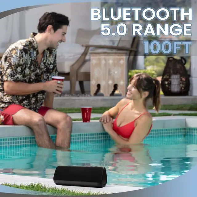 Alt view image 4 of 7 - OontZ Angle 3 PRO Dual Edition Bluetooth Speaker, Two Speaker Edition, 21-Watts, Exceptional Sound & Bass, 100ft Wireless Range, Waterproof