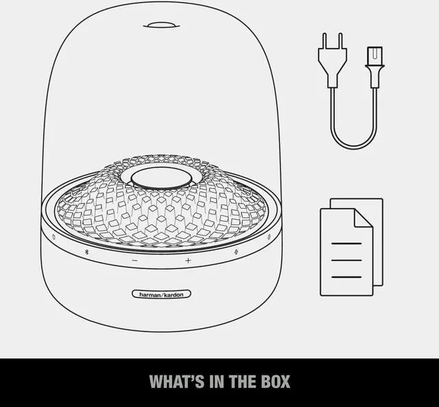 Alt view image 7 of 7 - Harman Kardon Aura Studio 4 - Bluetooth Home Speaker - Superior Sound Performance - 5 Diamond-Effect Lighting Themes - Made with Recycled Materials