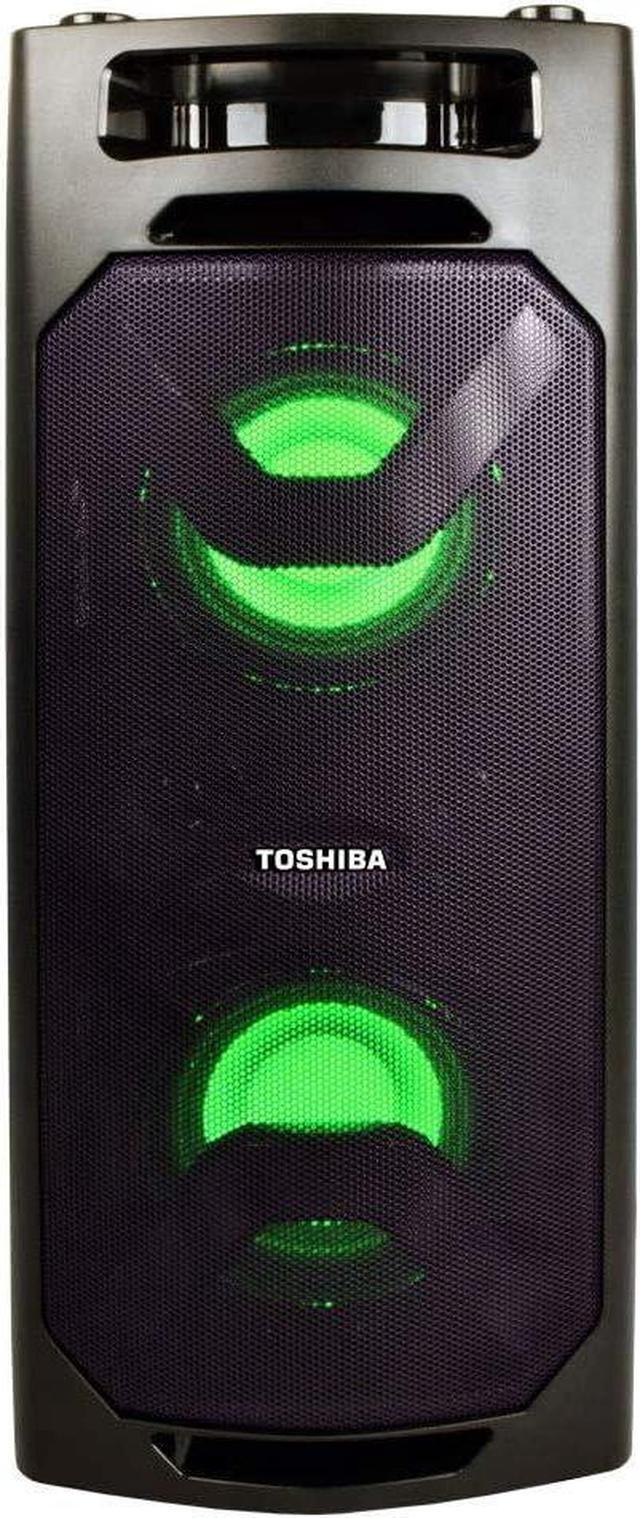 Main image of Toshiba TY-ASC50 Wireless Speaker System w/FM Stereo Radio | 50 Watt Outdoor Bluetooth Speaker | Party Speakers w/Rechargeable Batteries & MP3 Function | 3.5mm Stereo Earphone Jack | 2 USB Inputs
