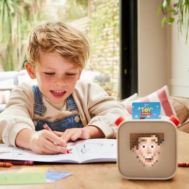 Alt view image 4 of 7 - Yoto Player (3rd Gen.) + Beatrix Potter Bundle  Kids Bluetooth Audio Speaker, All-in-1 Screen-Free Device Plays Stories Music Podcasts Radio White Noise Thermometer Nightlight Ok-to-Wake Clock