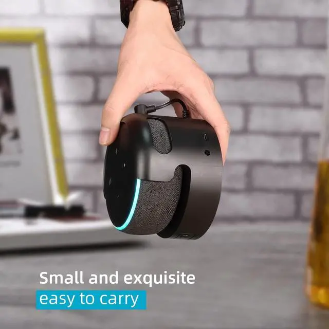 Alt view image 6 of 7 - Echo Dot 3 Battery Base, Portable Dot 3rd Gen Google Mini 2 Battery Base, 5200 mAh 8 Hours Work Time, BlackNot Include Speaker