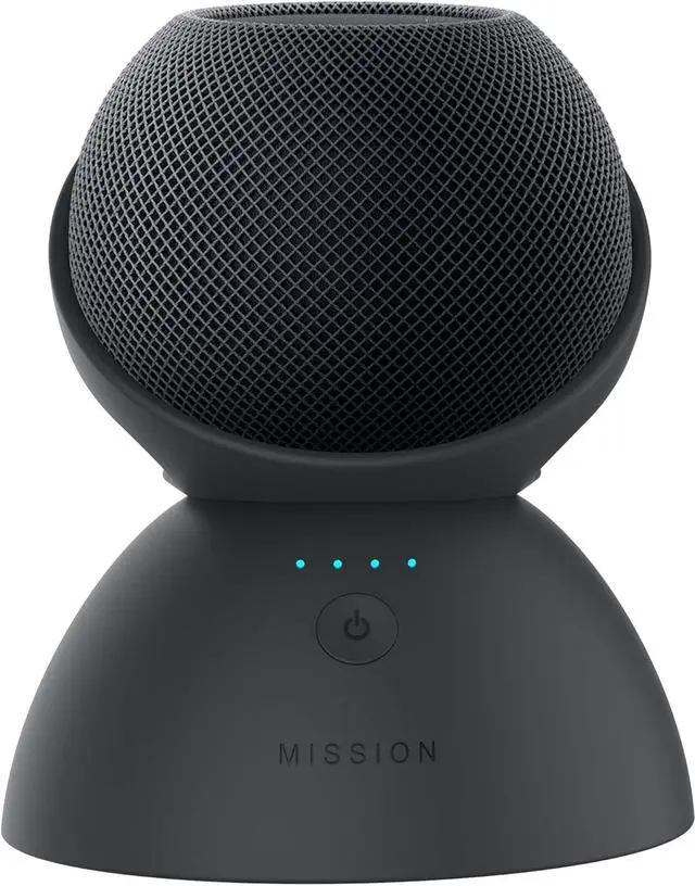 Podmini 黒 Mission Battery Base for HomePod Mini (Black) (Make HomePod