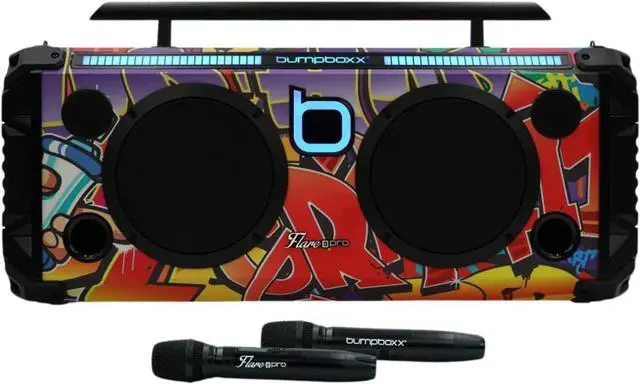 Bumpboxx Bluetooth Portable Speaker Flare8 Pro, NYC Graffiti