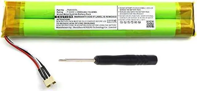 Main image of 2000mAh Ni-MH Battery Replacement Compatible with TDK Life on Record A33 Wireless Weatherproof Bluetooth Speaker