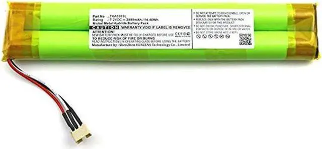 Alt view image 2 of 4 - 2000mAh Ni-MH Battery Replacement Compatible with TDK Life on Record A33 Wireless Weatherproof Bluetooth Speaker