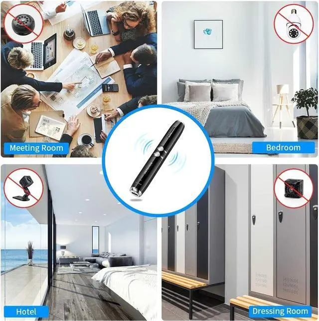 Alt view image 7 of 7 - Hidden Camera Detectors, Bug Detector, /Bug/GPS Tracker/RF Signal Detector, 4 Pro Modes, 5 Levels Sensitivity, Camera Detector Spy Camera Finder, Spy Camera Detector for Hotels, Home, Office
