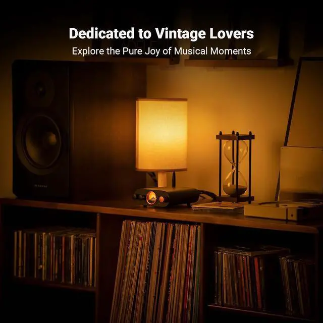 Alt view image 4 of 7 - Fosi Audio SK02 DAC Amp Headphone Amplifier Desktop and MC101 Bluetooth Stereo Amplifier Home Audio Componen