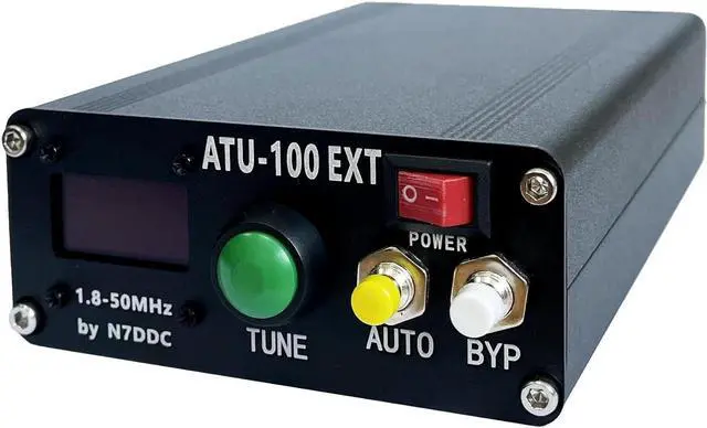 Alt view image 3 of 7 - Malahit ATU-100 EXT Antenna Tuner 1.8-50MHz atu100 by N7DDC 7x7 0.96 Inch OLED 3.2 Firmware Programmed with Housing Assembled Machine with USB CableNo Battery Compatible with Radio Antenna