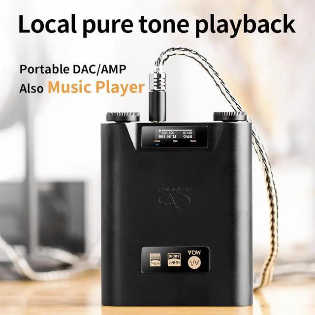 Alt view image 4 of 7 - SHANLING H5 Portable DAC/AMP,HiFi Music Player,Headphone Amplifier,Dual AK4493SEQ DAC,768kHz / 32bit, DSD512,Bluetooth 5.0,840@32 Output,MQA Full Decoder,3.5/4.4mm,Optical/USB/Coaxial (Titanium)